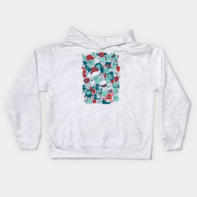 Monsterous Kids Hoodie by wotto